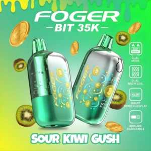 Sour Kiwi Gush Freezer – Foger Bit 35K Puffs